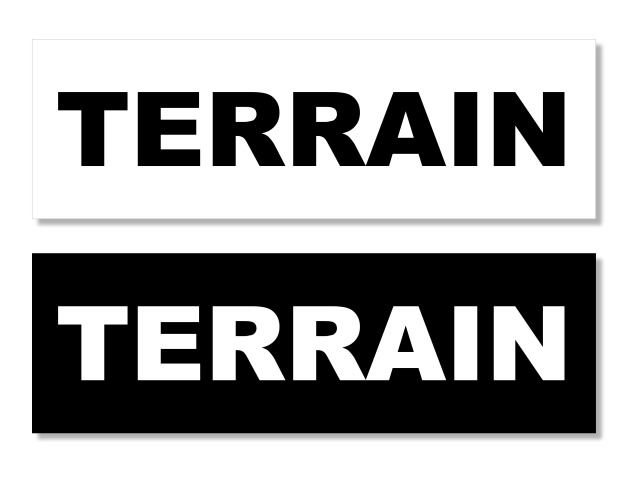Autocollant TERRAIN